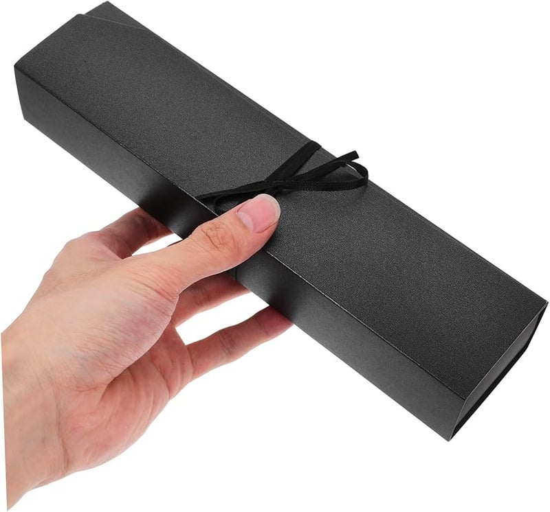Cabilock 6pcs Black Empty Truffle Candy Boxes For Chocolates Storage And Presentation - Image 3